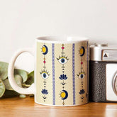 Rakhi Gift For Brother Combo Printed Mug Set Of 2, Bhaiya Bhabi Rakhi, Roli, Chawal With Card